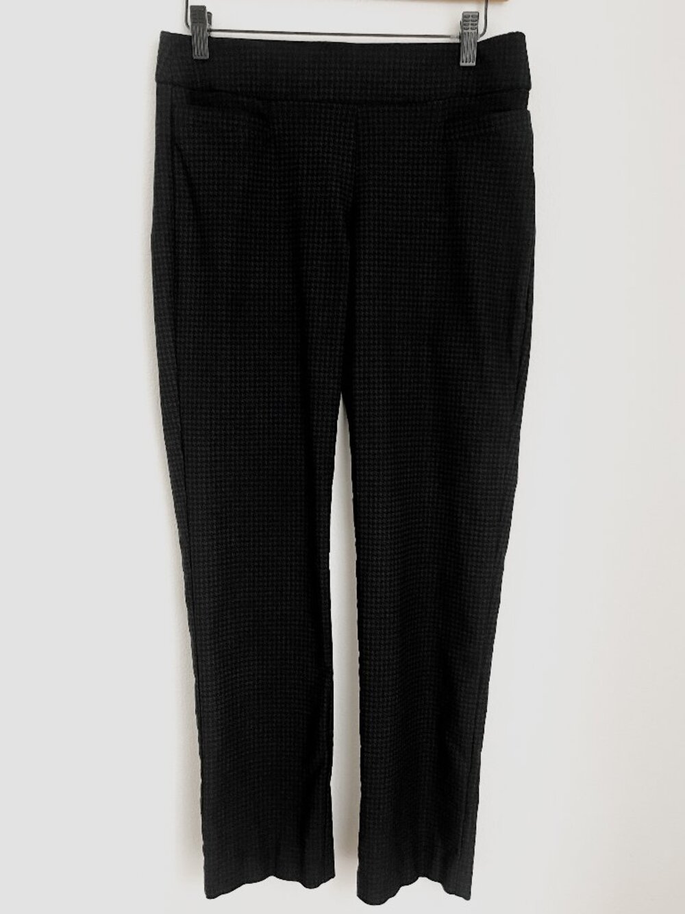 Liz Claiborne Emma Classic Ankle Career Pants | Petite 4P | Houndstooth